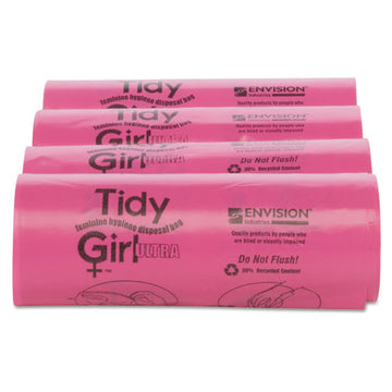 Tidy Girl™ Feminine Hygiene Sanitary Disposal Bags, 4" X 10", Natural, 600-carton freeshipping - TVN Wholesale